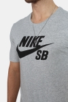 Nike SB Logo T-skjorte Grey/Black