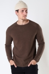 Jack & Jones HILL KNIT CREW NECK Desert Palm