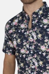 Kronstadt Johan Exotic S/S Shirt Rose/Navy