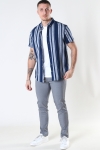 Kronstadt Johan big stripe s/s Navy