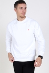 Denim Project Dot Crewneck Sweatshirt White