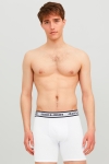 Jack & Jones Solid Boxer Briefs 3 Pack Light Grey Melange