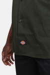 Dickies S/S Slim Shirt Olive Green