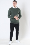 Clean Cut Copenhagen Merino Wool Crew Strikke Army Melange