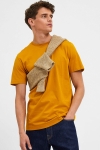 Selected SLHNORMAN SS O-NECK TEE W NOOS Chai Tea