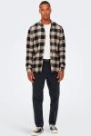 ONLY & SONS Gudmund LS Checked Shirt Dark Navy