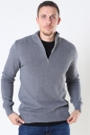 Kronstadt Carlo Half Zip Strikke Anthracite