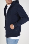 Jack & Jones Soft Genser Zip Hood Navy Blazer