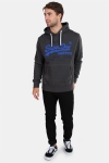 Superdry Sweatshirt Shop Duo Hoodie Winter Charcoal Marl