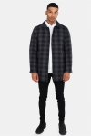 Clean Cut Halmstad Wool Frakk Grey Checked