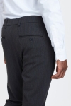 Les Deux Como Pinstripe Suit Pants Charcoal/Olive Green