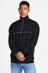 Jack & Jones JORCOPENHAGEN SWEAT QUARTER ZIP SN Black