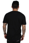 Liebhaveri Vintage Mens Longline T-skjorte Sort
