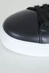 Selected SLHDAVID CHUNKY LEATHER SNEAKER NOOS Black