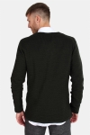 Clean Cut Aberdeen Crew Neck Strikke Dark Green Melange