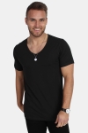 Jack & Jones Basic V-Neck T-skjorte S/S Black