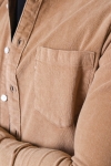 Kronstadt Johan Soft CordKlokkeoy Overshirt Khaki