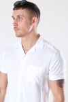 Only & Sons Silo Solid Viscose Skjorte White