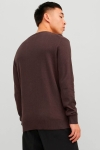 Jack & Jones Emil Knit Crewneck Seal Brown