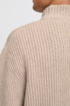 Solid Tiles Pullover Oatmeal Melange
