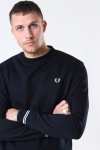 Fred Perry Crew Neck Sweatshirt Black