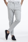 Les Deux Como Pinstripe Suit Pants Grey melange/White