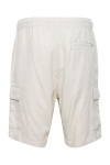 Solid Ferris Cargo Linen Shorts Oatmeal