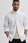 Selected Slim New Linen Shirt LS White