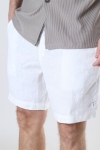 Woodbird Bommy Linen Shorts Off White