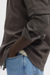 Selected Performance Stretch LS Shirt Morel Mixed Black