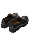 Selected Hugo Leather Plain Penny Loafer Demitasse
