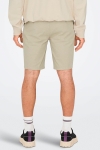 ONLY & SONS Mark Cotton Linen Shorts Chinchilla