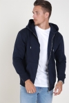 Jack & Jones Soft Genser Zip Hood Navy Blazer