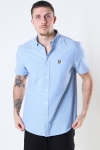 Lyle & Scott Short Sleeve Light Weight Slub Oxford Shirt Riviera