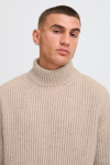 Solid Tiles Pullover Oatmeal Melange