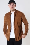 Jack & Jones JJECLASSIC CORDUROY SHIRT L/S SN Rubber