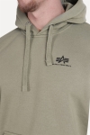 Alpha Industries Basic Hoodie Small Logo Olive