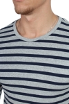 Kronstadt Oscar LS T-skjorte Grey/Navy