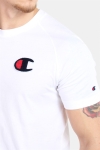 Champion Logo Crew Neck T-skjorte White