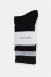 WoodBird Tennis Sokker Black/White