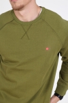 Denim Project Dot Crewneck Sweatshirt Olive