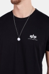 Alpha Industries Basic T-skjorte Small Logo Black