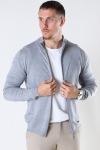 JEFF LAUGE FULL ZIP CARDIGAN Light Grey