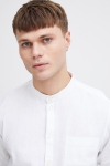 Allan China Linen Shirt White