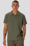 Clean Cut Copenhagen Seth Structure Polo SS Army