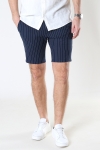 Denim project Ponte Shorts 134 Dark navy white pin