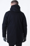 Only & Sons Yanick Teddy Hood Parka Jakke Black