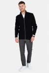 Clean Cut Osin Zip Cardigan Strikke Black