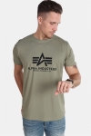 Alpha Industries Basic T-skjorte Olive