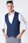 JEFF Coolidge Vest Blue Check